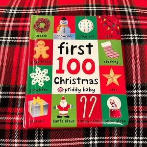 Baby’s First Christmas Board Book 100 Christmas Words Priddy Baby